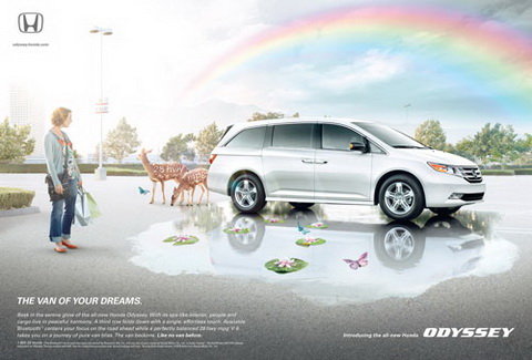 Honda Odyssey - The van of your dreams.